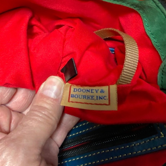 Dooney & Bourke Clayton Blue Satchel Tote - Picture 15 of 16